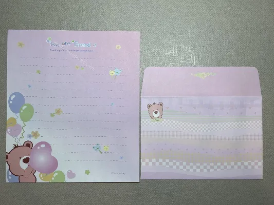 Conjunto de papel de carta importado - 226