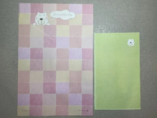 Conjunto de papel de carta - Coleção Morning Glory - 23