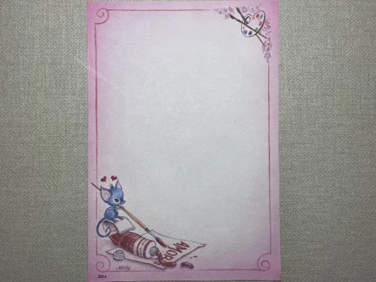 Papel de carta médio Nelly - 2024