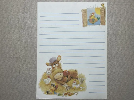 Papel de carta antigo - Coleção Giordano - 10