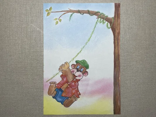 Papel de carta antigo - Bichinhos - 3960