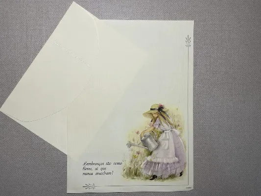 Papel de carta médio Ambrosiana - 001
