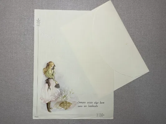Papel de carta médio Ambrosiana - 001