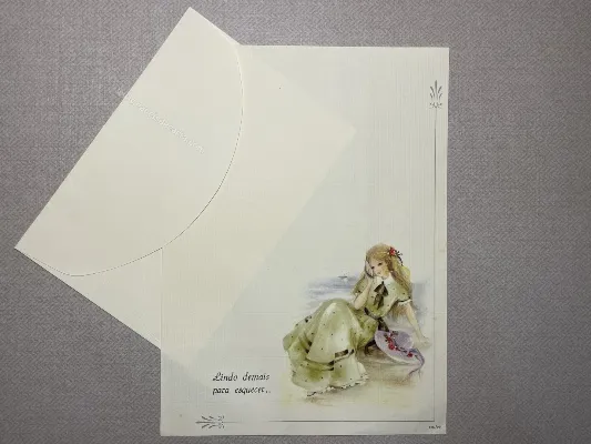Papel de carta médio Ambrosiana - 001