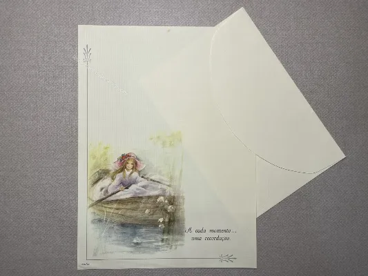 Papel de carta médio Ambrosiana - 001