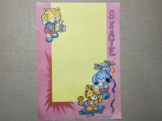 Papel de carta- Coleção PC - 343