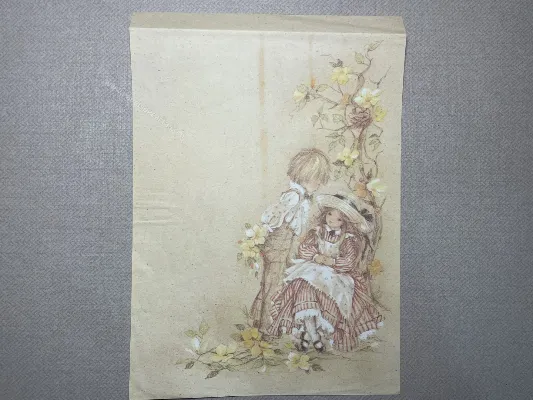 Papel de carta - Coleção Romeu e Julieta - 01-- PAPEL COM AVARIA