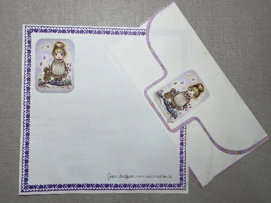 Papel de carta - Coleção GISELE - 01