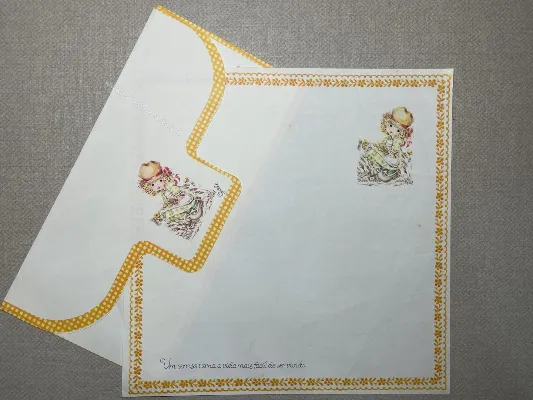 Papel de carta - Coleção GISELE - 02