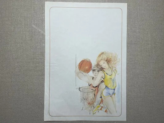 Papel de carta Menininhas - 2324