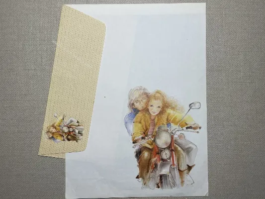 Papel de carta Menininhas - 2330