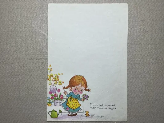 Papel de carta Menininhas - 2332