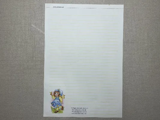 Papel de carta Menininhas - 2333