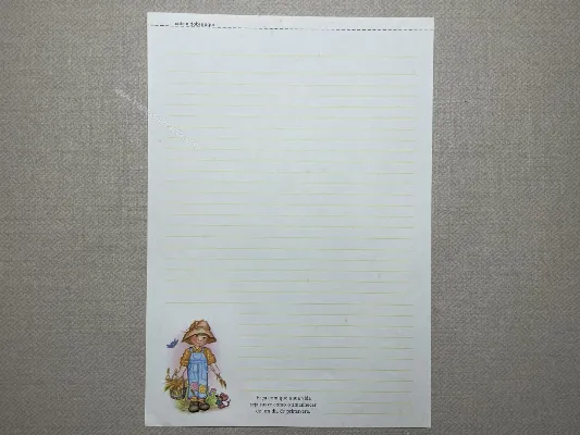 Papel de carta Menininhas - 2334