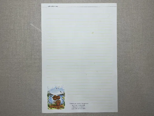 Papel de carta Menininhas - 2337