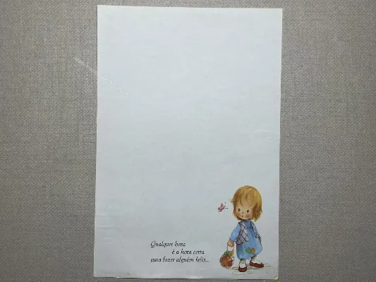 Papel de carta Menininhas - 2338