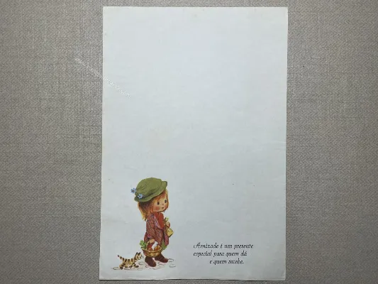 Papel de carta Menininhas - 2340