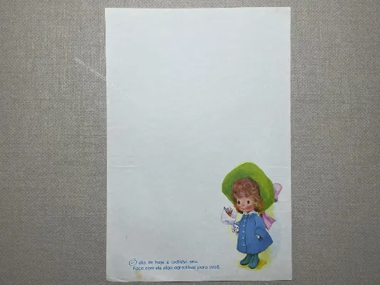 Papel de carta Menininhas - 2342