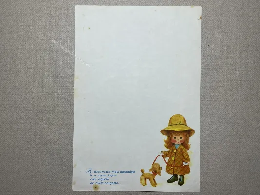 Papel de carta Menininhas - 2345
