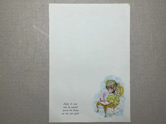 Papel de carta Menininhas - 2346