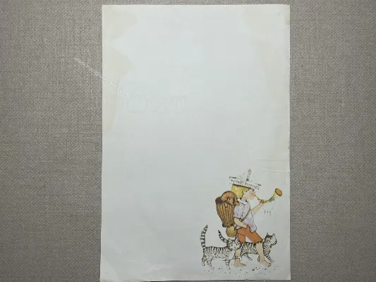 Papel de carta Menininhas - 2363