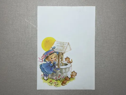 Papel de carta Menininhas - 2368