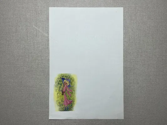 Papel de carta Menininhas - 2372