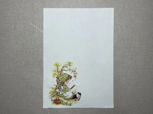 Papel de carta Menininhas - 2373