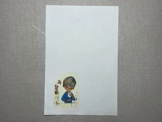 Papel de carta Menininhas - 2374