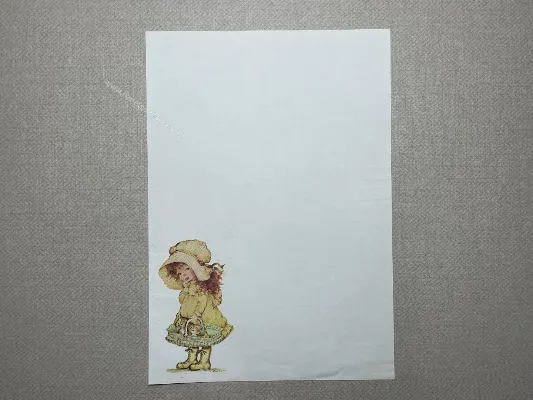 Papel de carta Menininhas - 2375