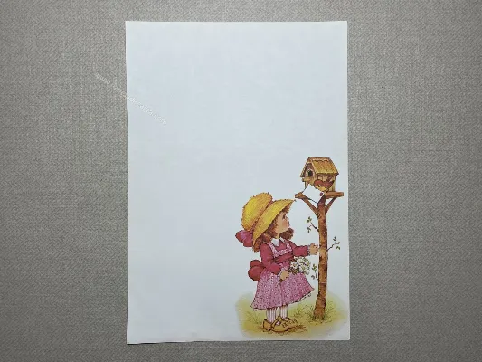Papel de carta Menininhas - 2380