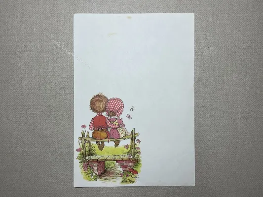 Papel de carta Menininhas - 2382