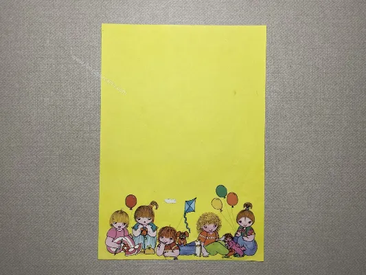 Papel de carta Menininhas - 2387