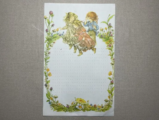 Papel de carta Menininhas - 2390