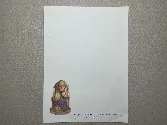 Papel de carta Menininhas - 2392