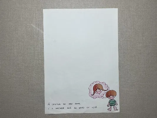 Papel de carta Menininhas - 2394