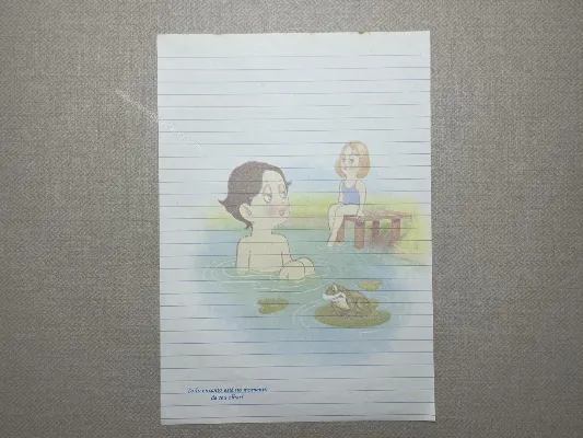 Papel de carta Menininhas - 2396