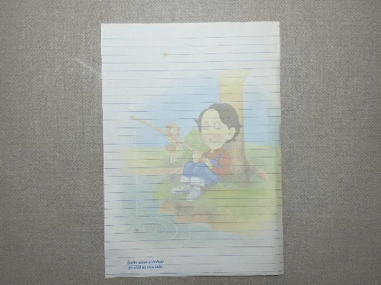 Papel de carta Menininhas - 2397