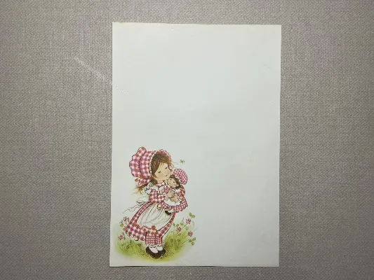 Papel de carta Menininhas - 2405