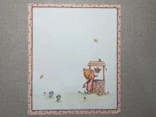 Papel de carta antigo - Coleção Betsey Clark - 21
