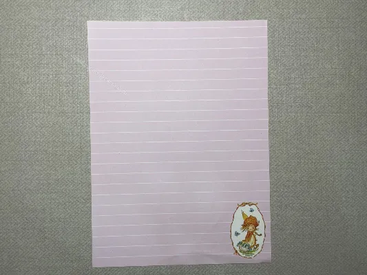 Papel de carta antigo - Coleção Betsey Clark - 22