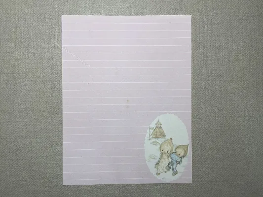 Papel de carta antigo - Coleção Betsey Clark - 30 - Com avaria