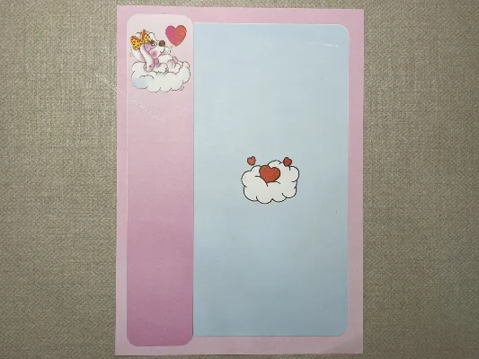 Papel de carta antigo - Bichinhos - 3965