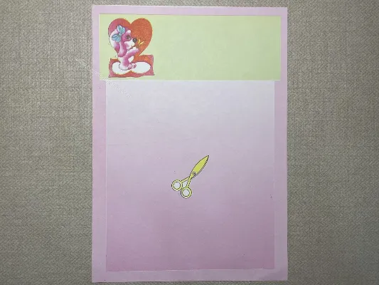 Papel de carta antigo - Bichinhos - 3966