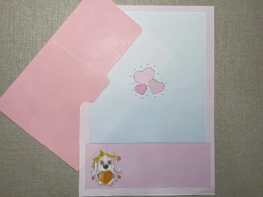 Papel de carta antigo - Bichinhos - 3970