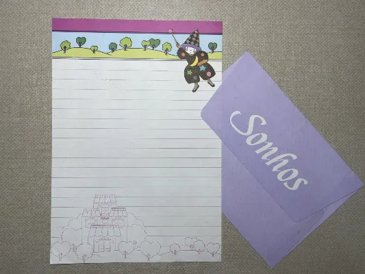 Conjunto de papel de carta antigo - 948