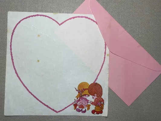 Conjunto de papel de carta antigo - 949