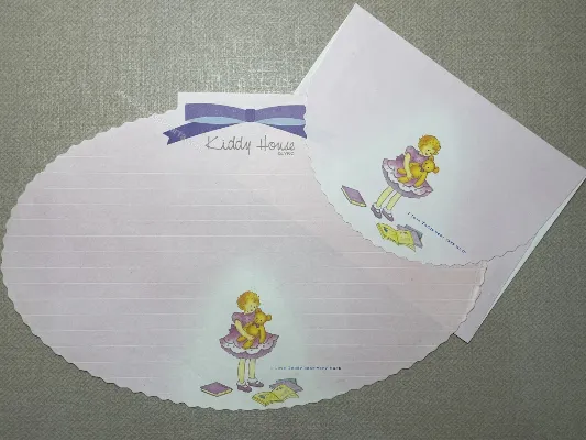 Conjunto de papel de carta antigo - 950