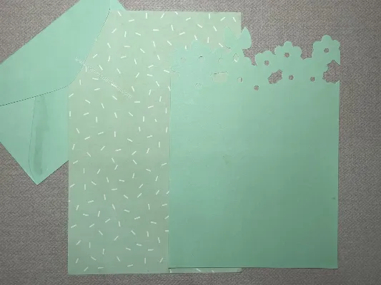 Conjunto de papel de carta antigo - 951