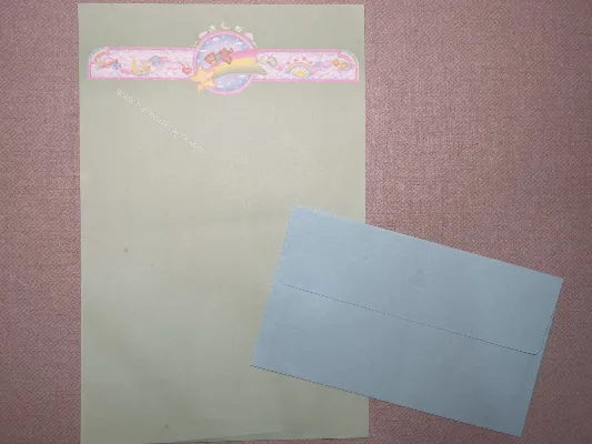 Conjunto de papel de carta antigo - 957
